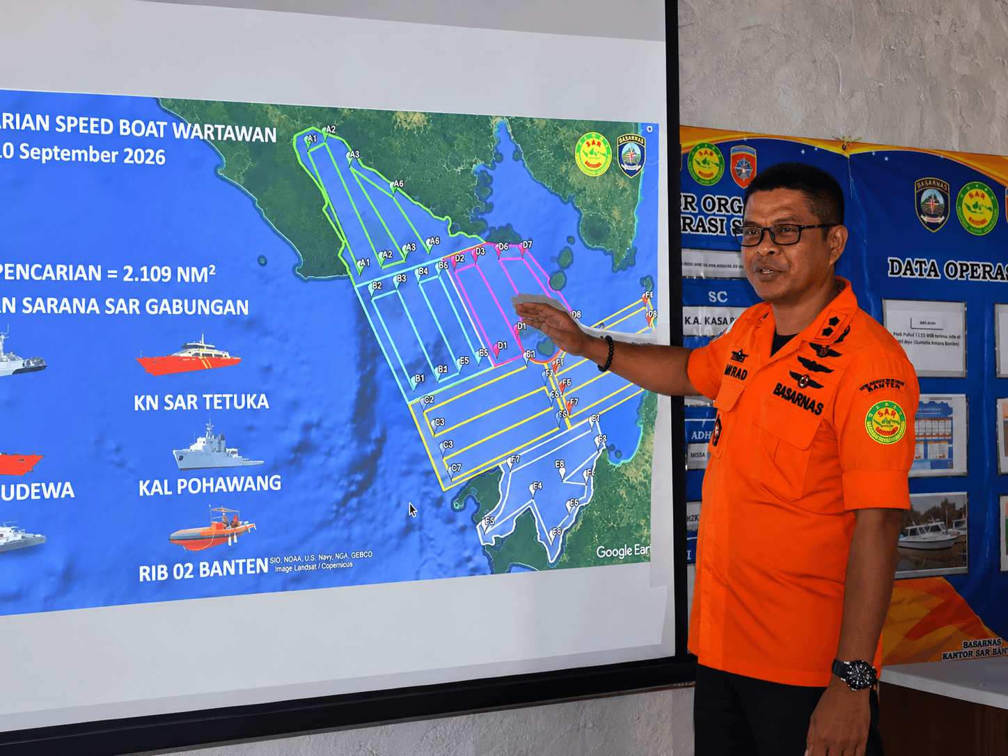 Hari Ke-3 Operasi SAR, Tim Gabungan Lebarkan Area Pencarian Speed Boat yang Hilang Kontak di Selat Sunda