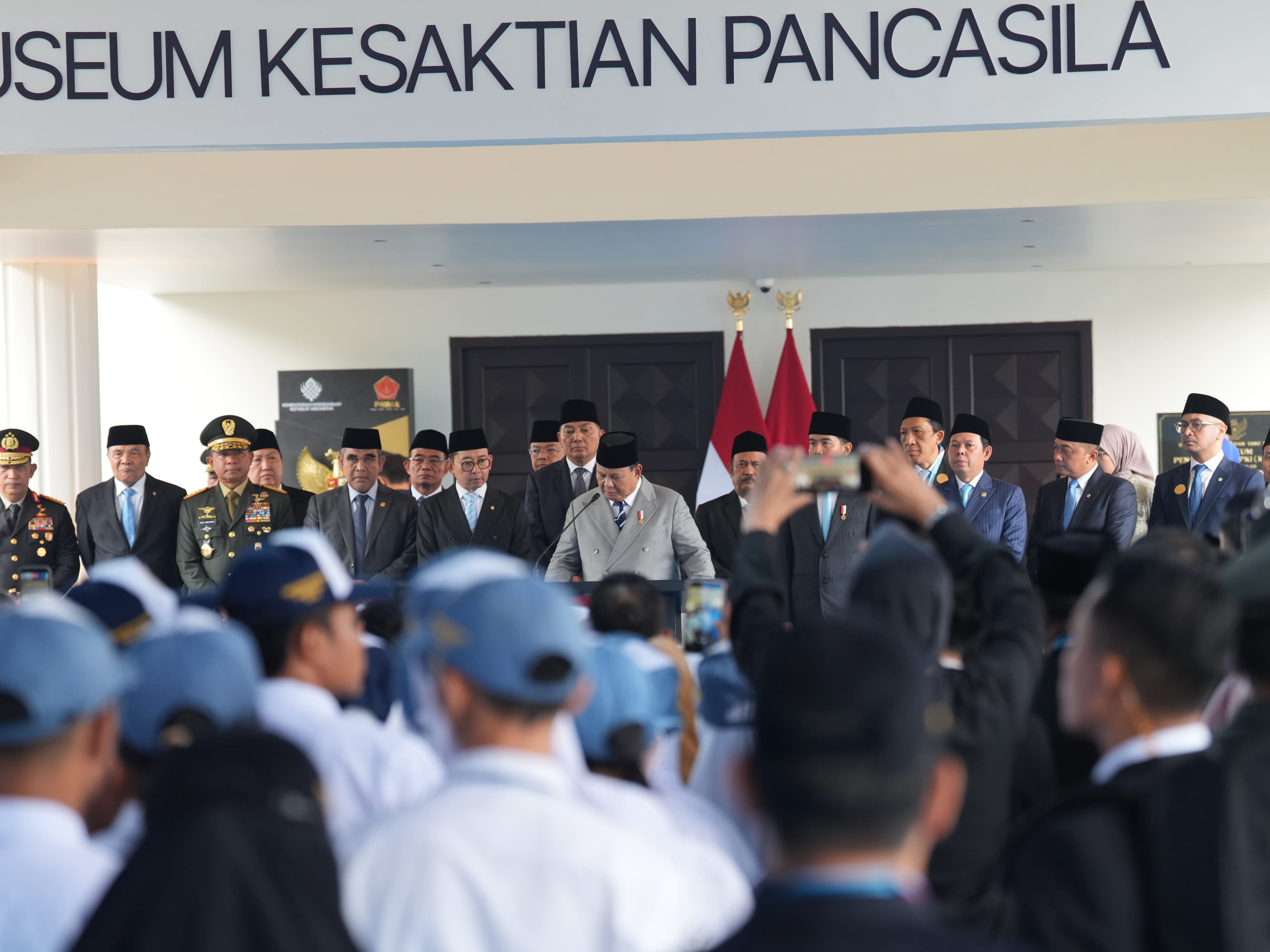 Usai Pimpin Upacara Hari Kesaktian Pancasila, Prabowo Resmikan Museum di Lubang Buaya